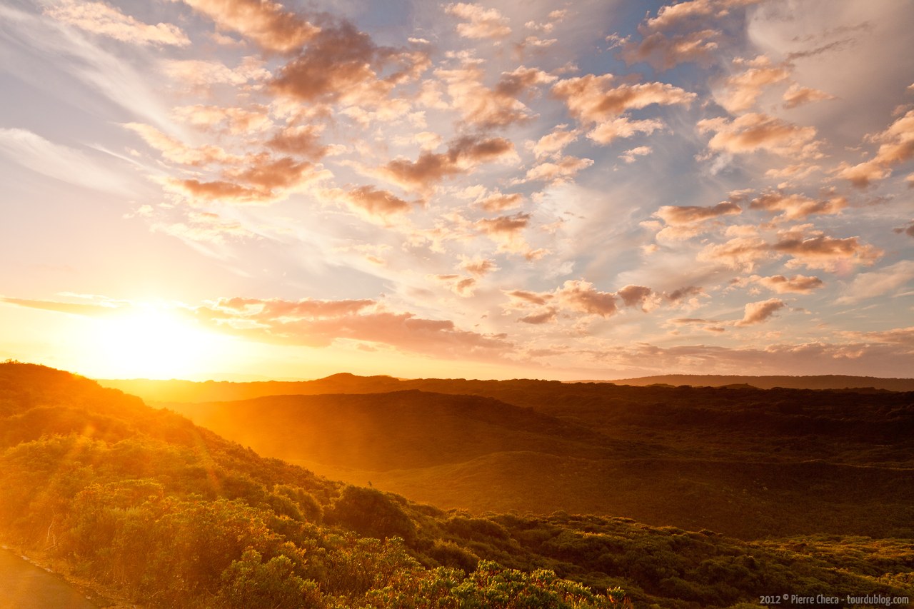 Sunset, south coast of Western Australia