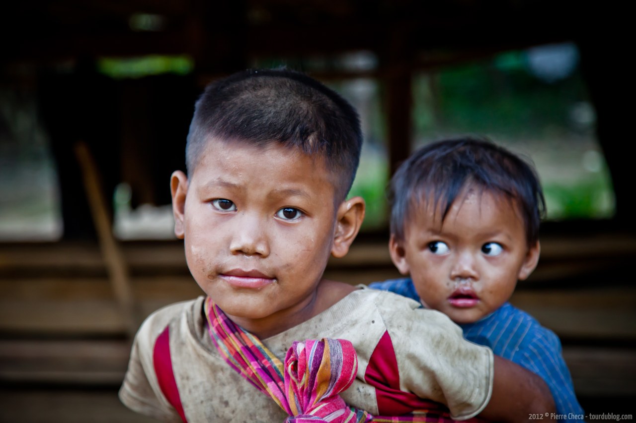 little Laotian brothers